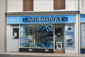 magasin asi informatique en pleine journée